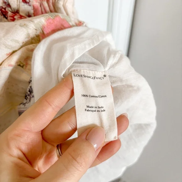 LoveShackFancy Natasha Dress Multi Patchwork - Picture 6 of 9